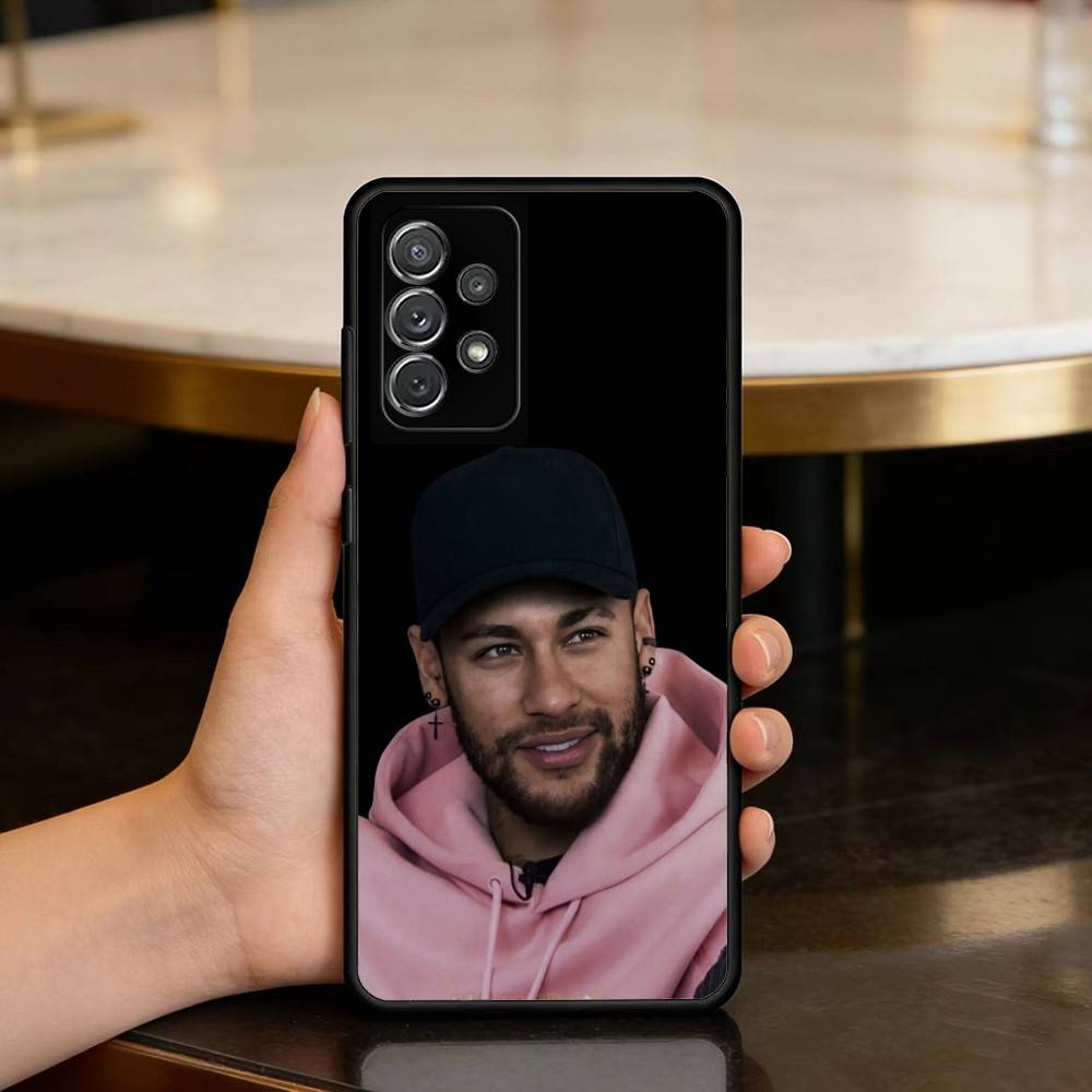 Football For N-NeYmAR-R 10 Phone Case For Samsung Galaxy A73,A72,A71,A70,A53,A52,A51,Soft Silicone Black Cover