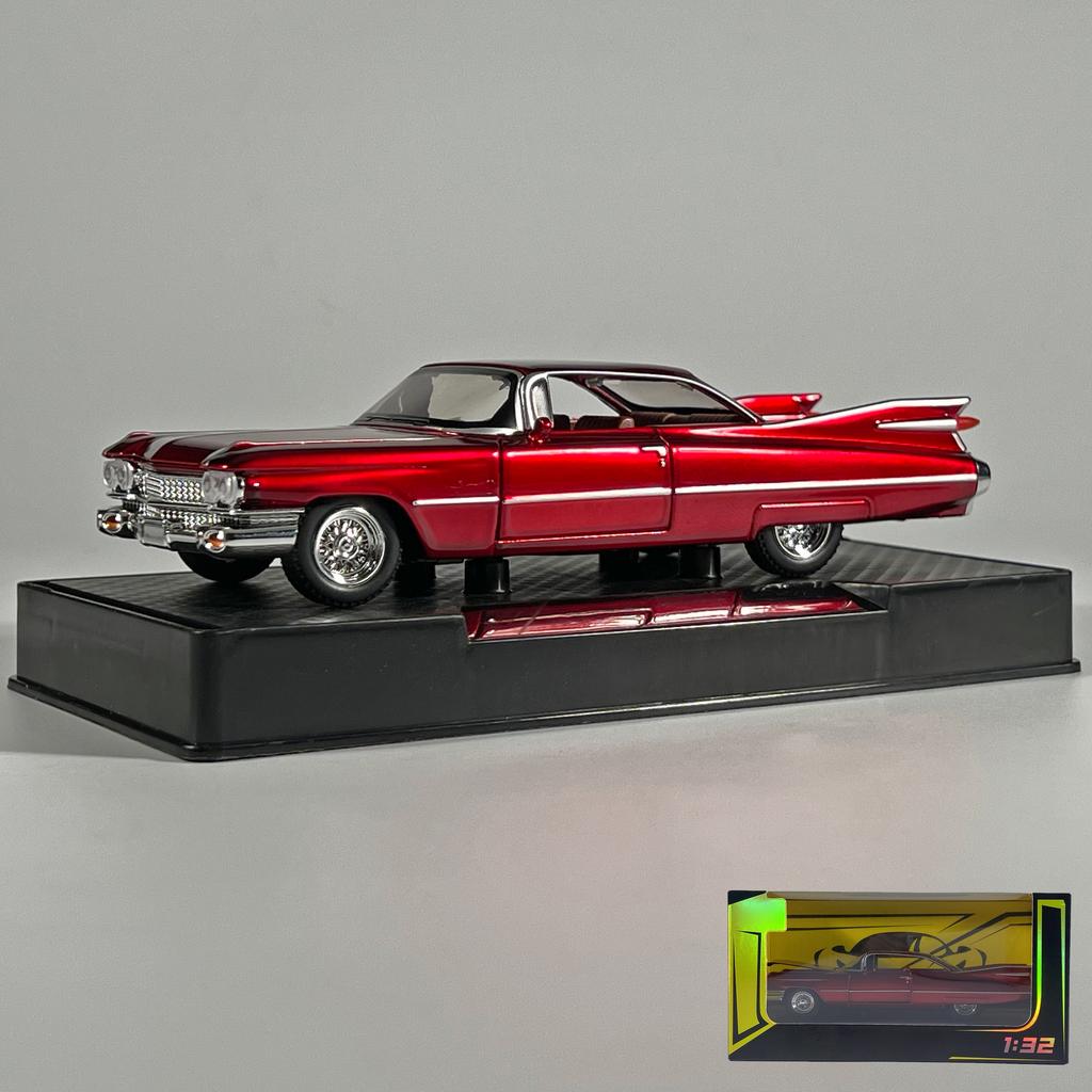 1:32 Cadillac Eldorado Biarritz Classic Retro Car Alloy Metal Diecast Model Car Miniature Vehicle High Simulation Gift Boyfriend