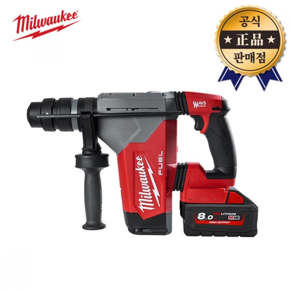 

Перфораторная дрель Milwaukee M18 FHP 802X 18 В 8,0 Ач 32 мм Ударная дрель с 2 аккумуляторами SDS PLUS