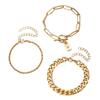 Simple personalized jewelry men's and women's hip-hop style fashion trend stainless steel titanium steel bracelet