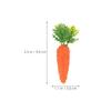 10PCS Easter Artificial Carrot Mini Carrot  Spring Vegetables Decor for Home Kitchen Easter Spring Party DIY Bunny Rabbit Decor