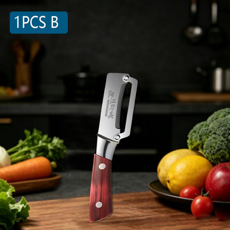 WXCOO MultiFunction Peeler Kitchen Stainless Steel Vegetable Peeler Fruit Knife 2-in-1 Bottle Opener Kitchen-Specific Peeler