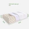 Pure natural latex pillows, sleep latex massage pillows, orthopedic pillows, pure natural latex memory pillows, enhance immunity