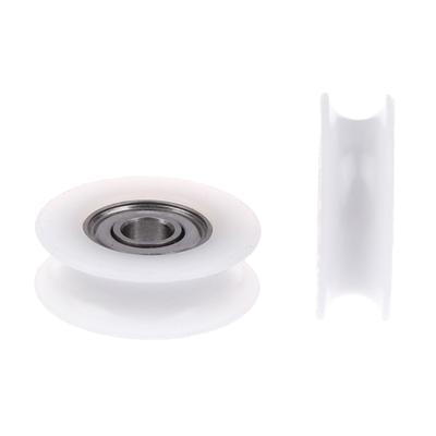 1Pcs 3*13.5*4.3Mm U-Shaped Bearing Roller 693 Bearing Moving Pulley Rubber Roller Mute Elasticity Roller Pulley