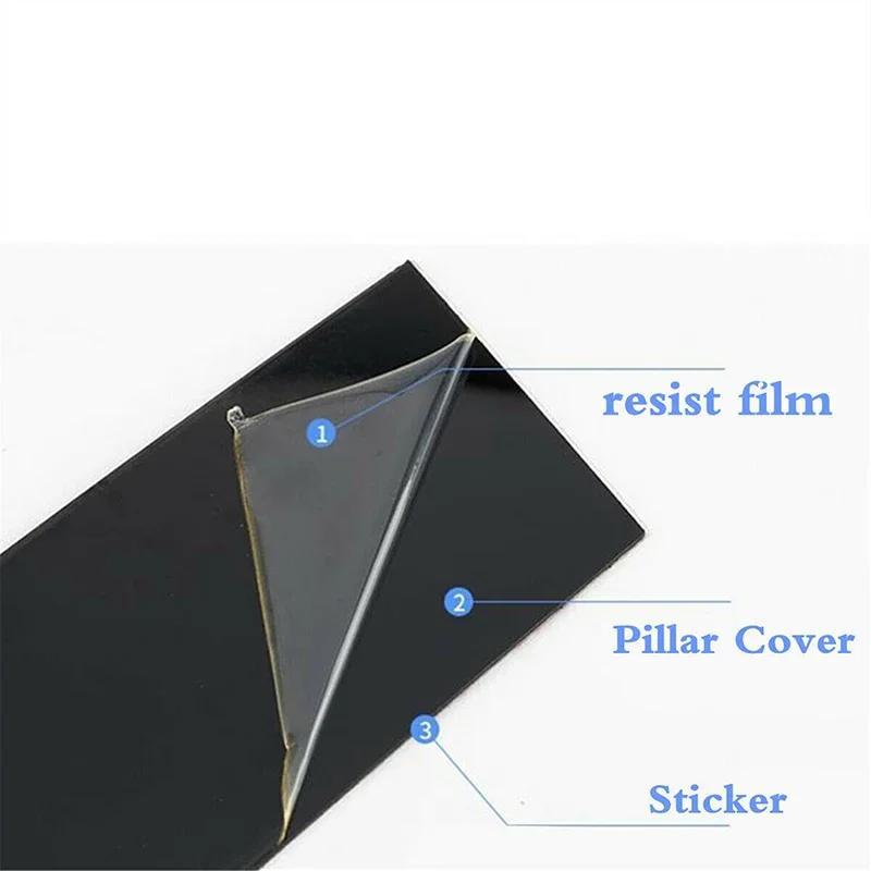 6Pcs For A3 Sedan 2021 2022 2023 2024 Car Door Window Column B C Pillar Posts Trims Decorative Stickers Auto Exterior Parts