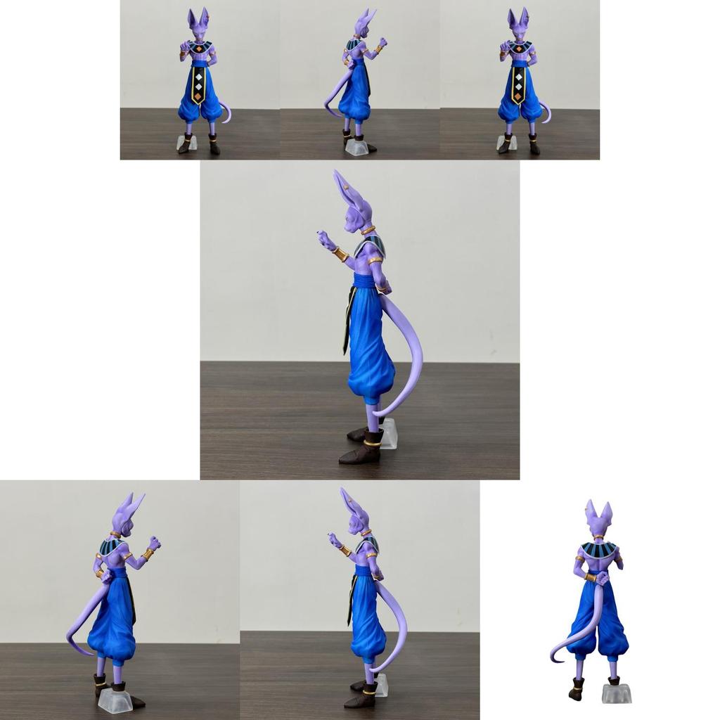 Dragon Ball Super Saiyan God Beers Standing Figure Pvc Collectible Model Statue