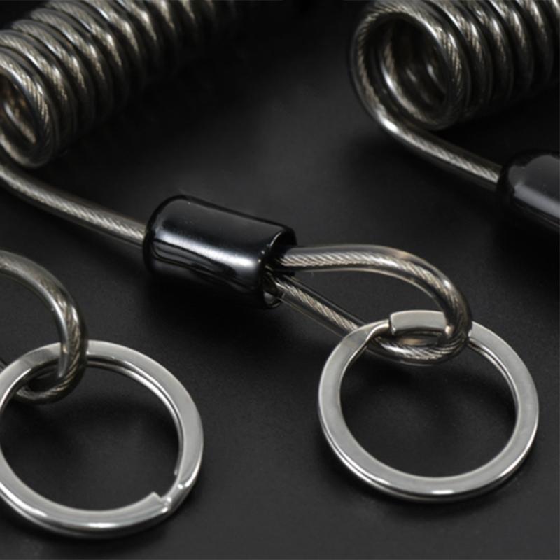 Anti-Verlust-Dehnkordel für Angelgeräte Mehrzweckwerkzeuge Angelsicherheitsleine