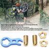   7pcs   Alloy     Valve   Strong Hardness Bike Tire Valve Cover Nut Set