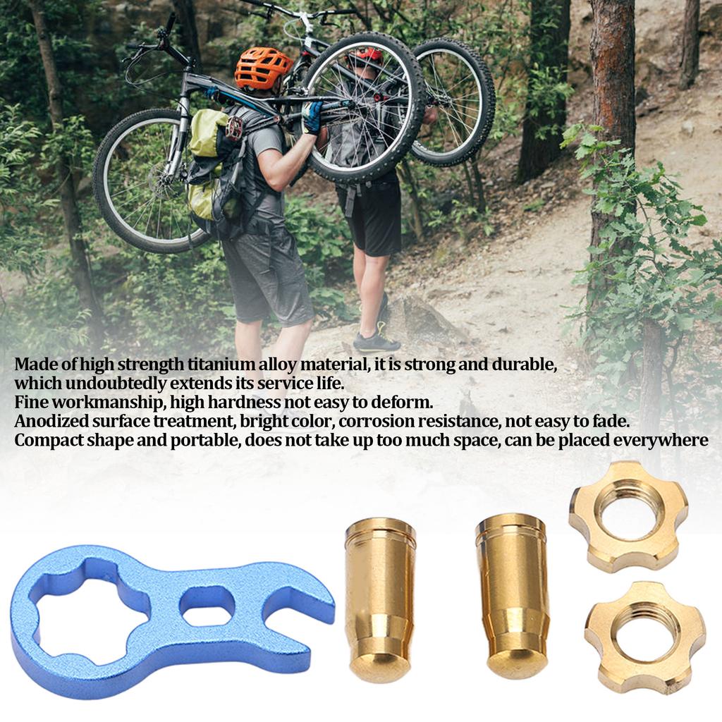   7pcs   Alloy     Valve   Strong Hardness Bike Tire Valve Cover Nut Set
