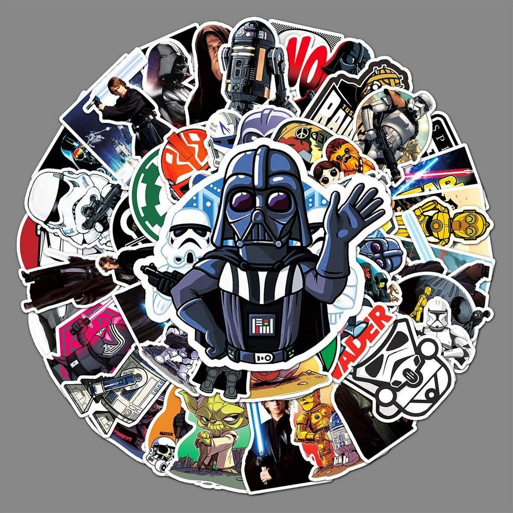 Star Wars Doodle Stickers - Kawaii Graffiti Decals