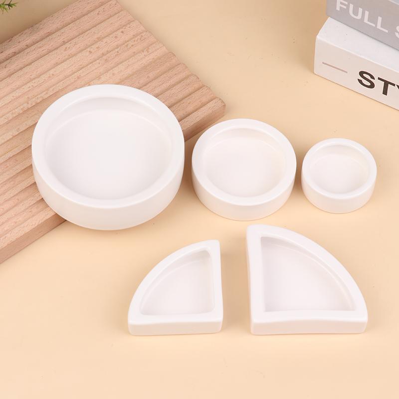 Reptile Ceramics Food Bowl Feeding And Watering Bowl Anti-Escape Mealworm Container For Pet Lizard Hamster Accessories