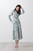 Pinky Diane Long Sleeve Mermaid Dress & (Floral Print) / Women's / 031-5140201 131_Mint