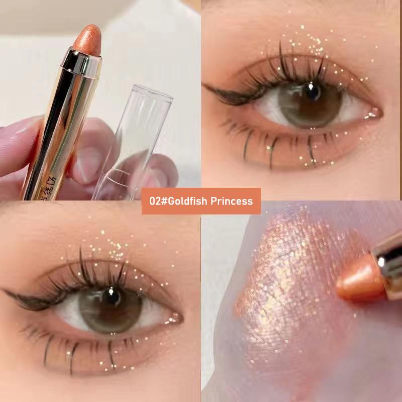 

Dual-ended highlighter eyeshadow pencil pearlescent,delicate,shimmering, brightening,long-lasting,non-smudging eyeshadow stick