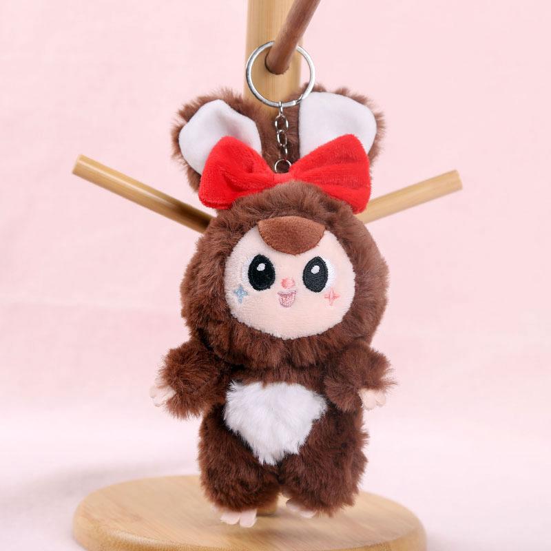 

Кукла-дразнилка в виде кролика с бантом эльфа мечты, плюшевая игрушка, кукла-подвеска, брелок для ключей, кукольная бижутерия about 18cm with ears/0.05kg