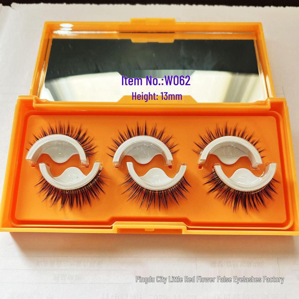 Self-Adhesive Reusable Lazy Eyelashes - Natural Thick False Eyelashes Strip