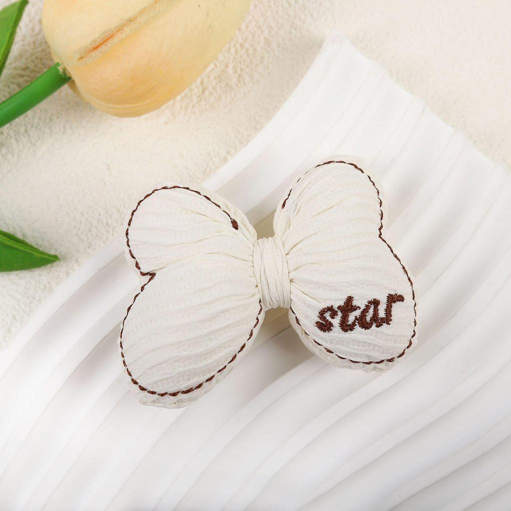 Cute Cotton-Filled Bow Accessories for Bags and Hair