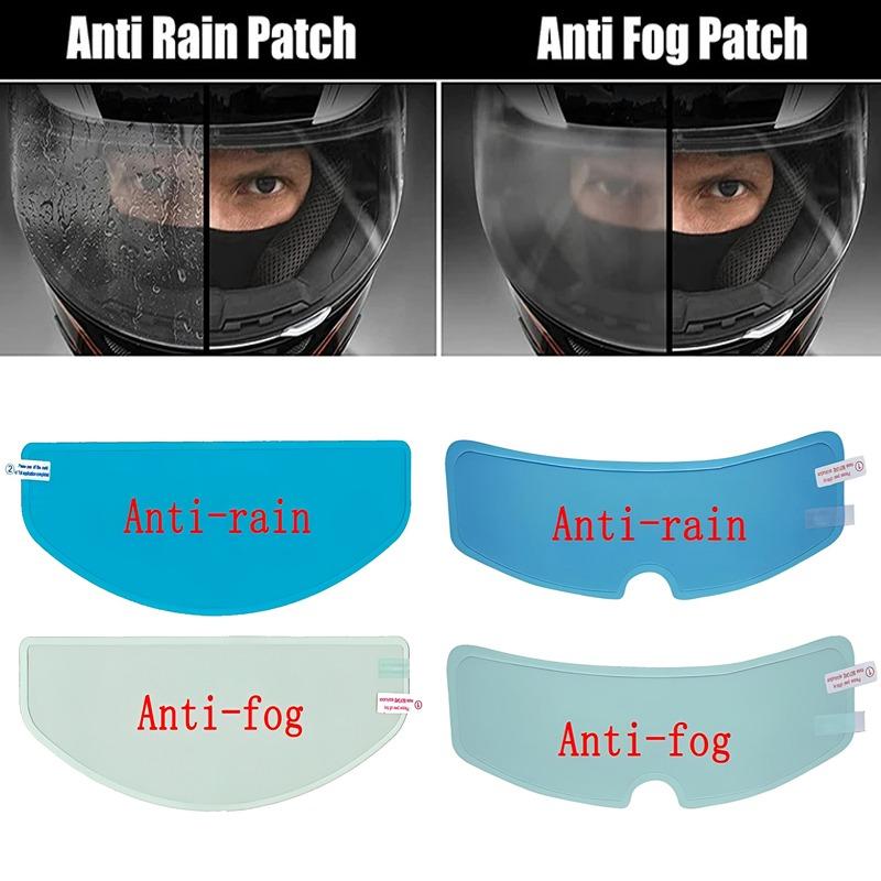 Motorcycle Helmet Clear Rainproof/Anti-fog Film Helmet Lens Durable Nano Coating Sticker Safety Driving Moto Helmet AccessoriesSpeed Sensors 6