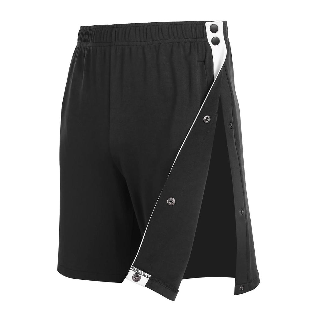 Spring And Summer Men'S Side Full Breasted Shorts Loose Casual Sports Training Pants