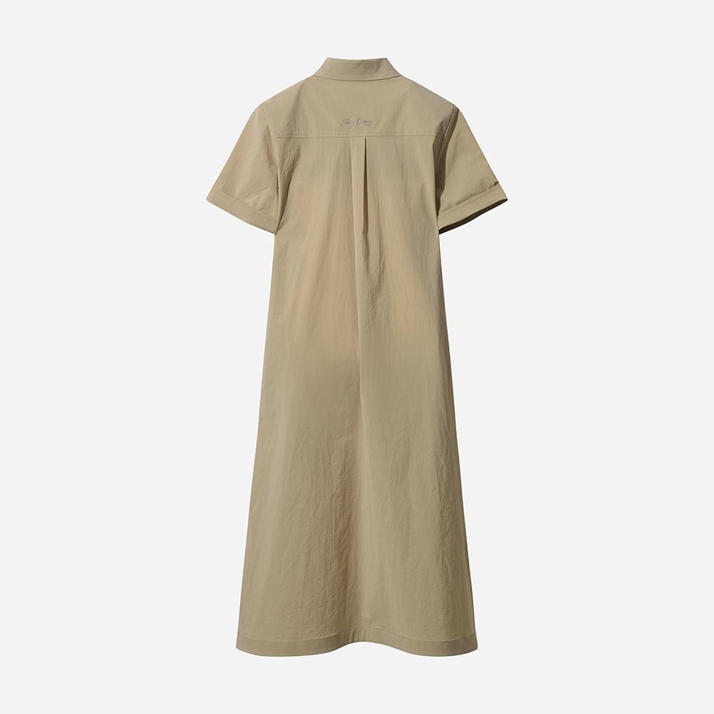 Diodi Myro V-Neck Dress For Women (Tan)