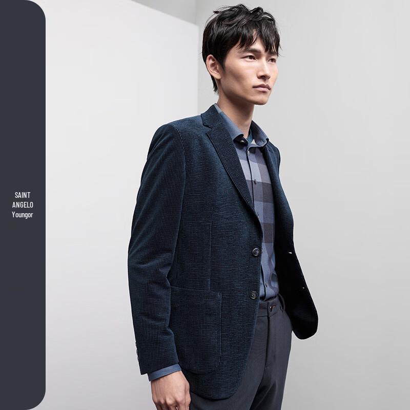 

Чоловіча вельветова приталена піджак-піджак Baoxiniao для бізнес-кежуал ESU233003S 46