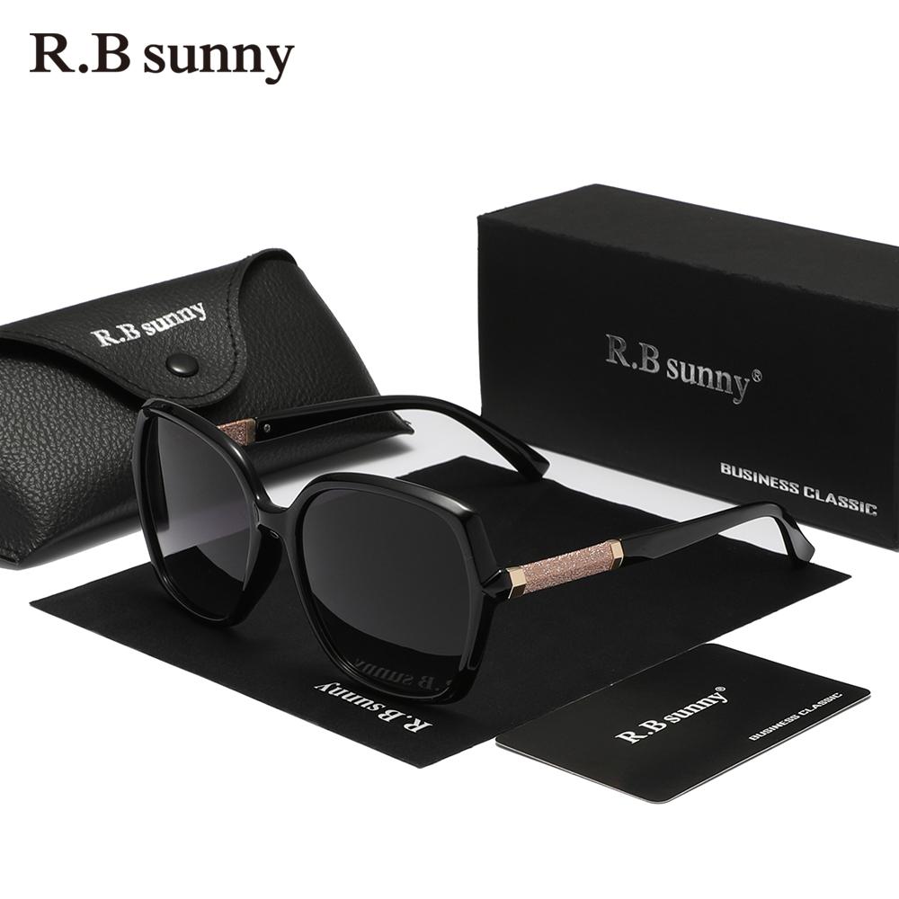 

RBsunny Жіночі окуляри Розкішні Метелик Велика оправа Жіночі сонцезахисні окуляри Градієнтна лінза Метелик Відпочинок Анти-УФ400 Водійські окуляри