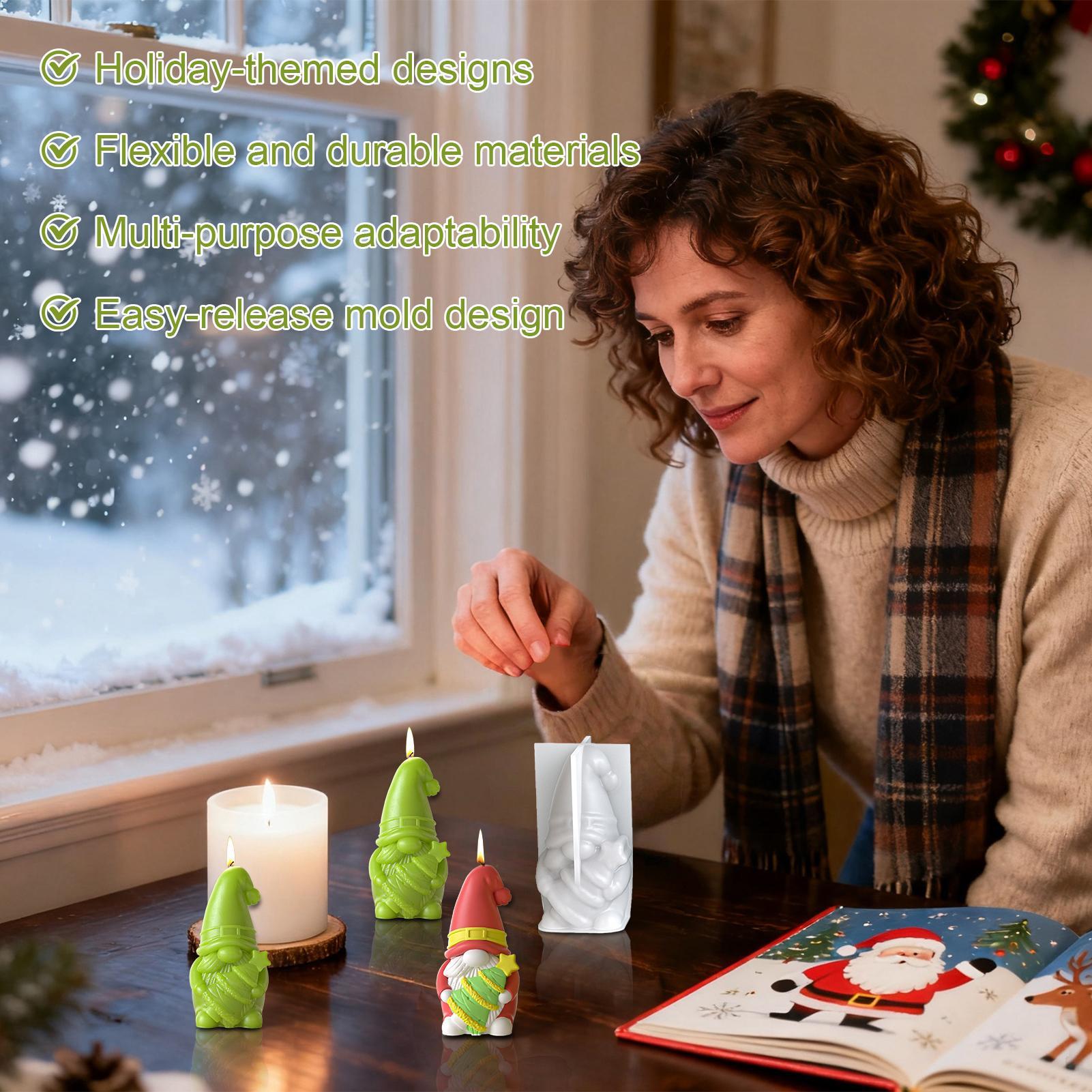

Christmas Resin Molds Gnome Tree Gypsum Mold Silicone Clay Mould For Candle Making Epoxy Resin Craft Gypsum Wax Clay Plaster China Mainland