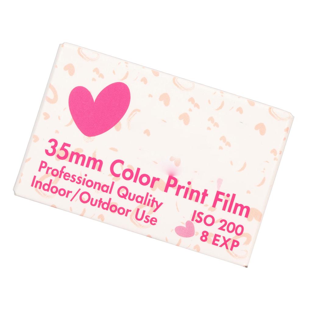 8 Sheet 35mm Color Print Film ISO 200 High Saturation HD Camera Color Negative Film for 135 Cameras
