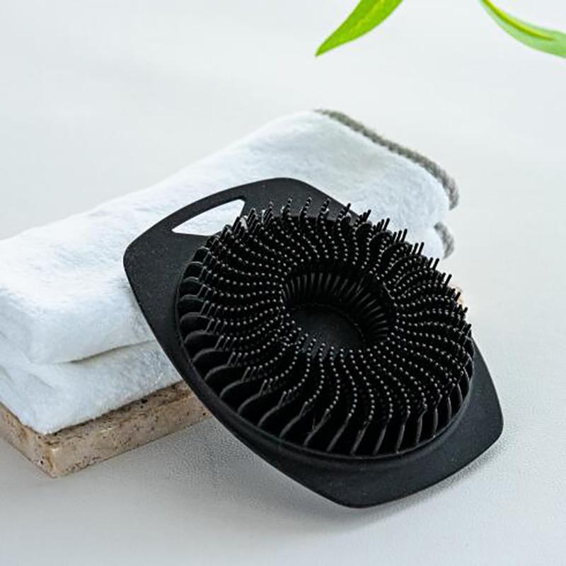 Exfoliating Silicone Cleansing Brush Body Brush Cleansing Massage Skin Bathroom Accessories Bath Brush Clean Slip Handle