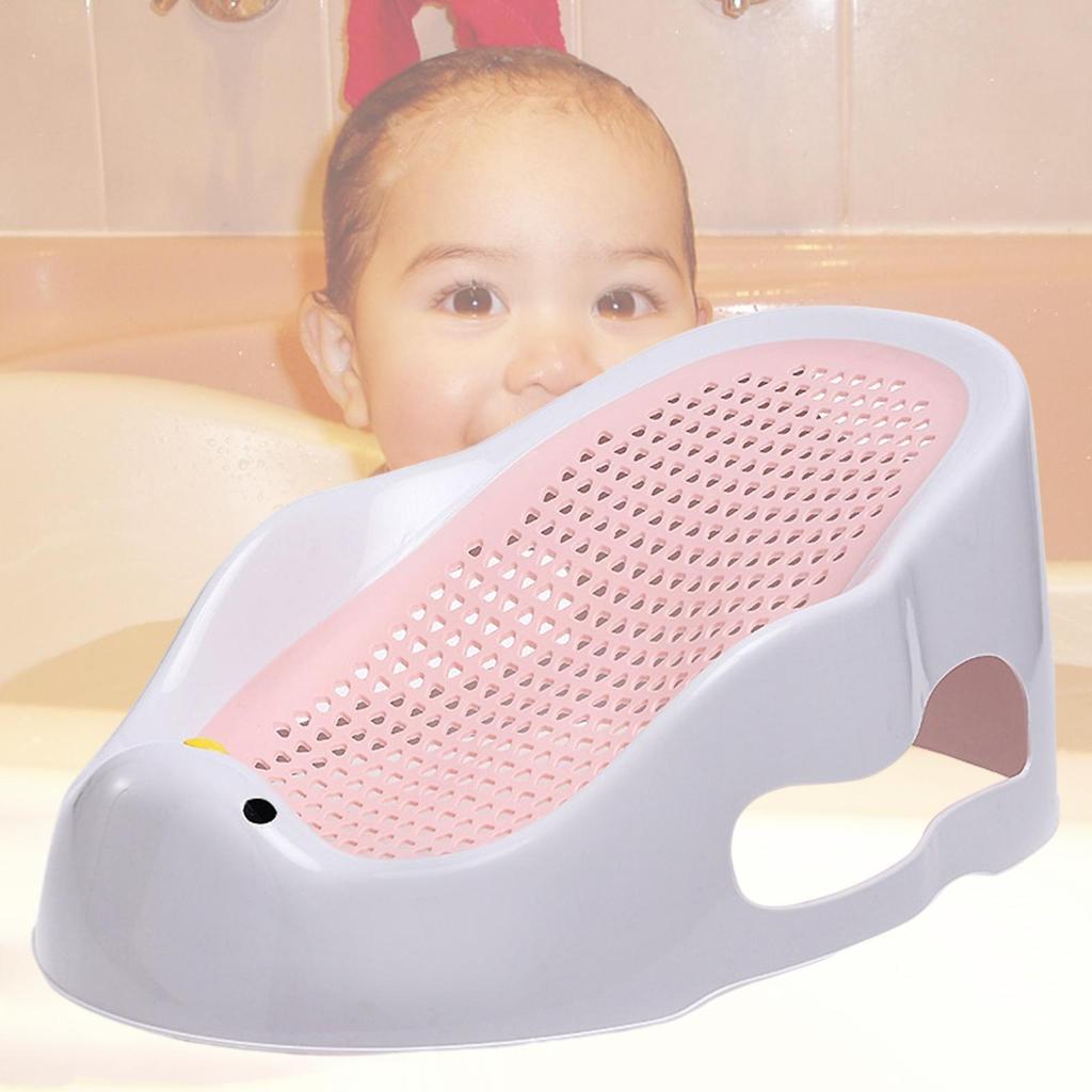 Portable Soft Non-Slip Lounger for 0-6 Months Infant Baby Bath Support Travel-Friendly