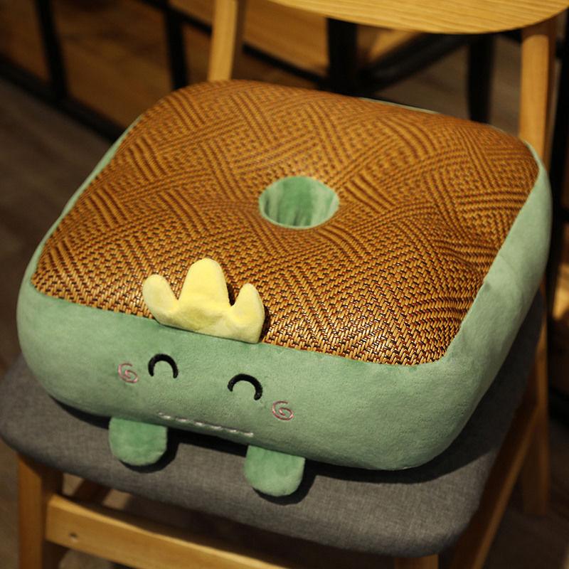 Pergola Seat Cushion Butt Cushion Four Seasons Chair Floor Office Sedentary Artifact Butt Cushion Breathable Summer