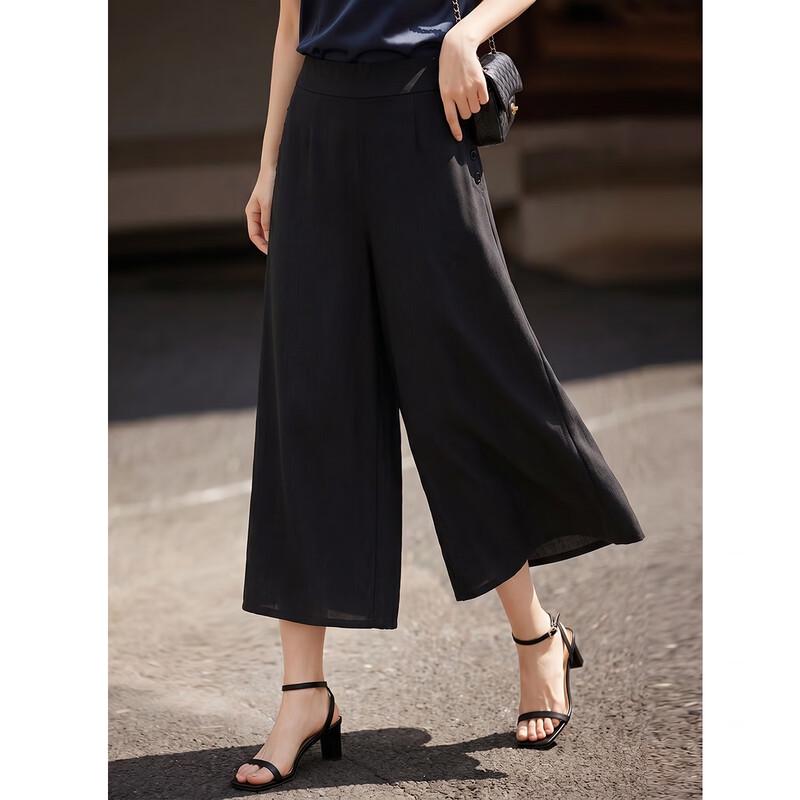 Women s Casual Cropped Straight-Leg Pants US 8