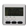 Multifunction Kitchen Timer 24 Hour Kitchen Electronic Clock Portable LCD Digital Display  Practical for Kids and Seniors