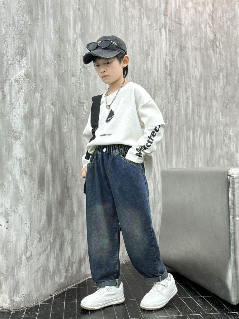 Trendige Jeans für Jungen 2026 Frühling & Herbst für ältere Kinder