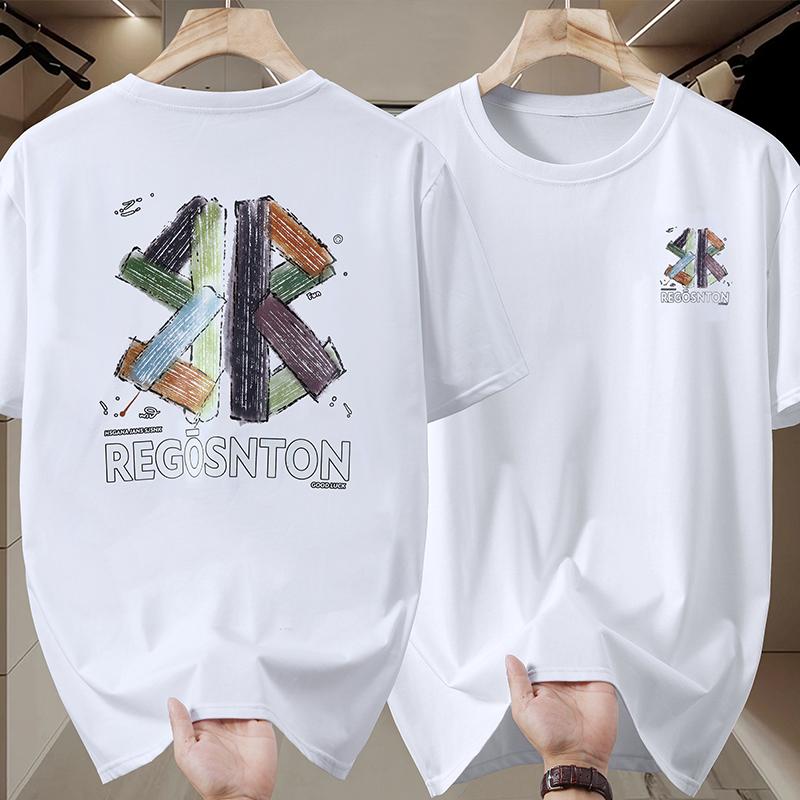 4XL-11XL Большие размеры Топы Летние футболки большого размера Мужские футболки с коротким рукавом Модная винтажная одежда 11XL(170kg-185kg)