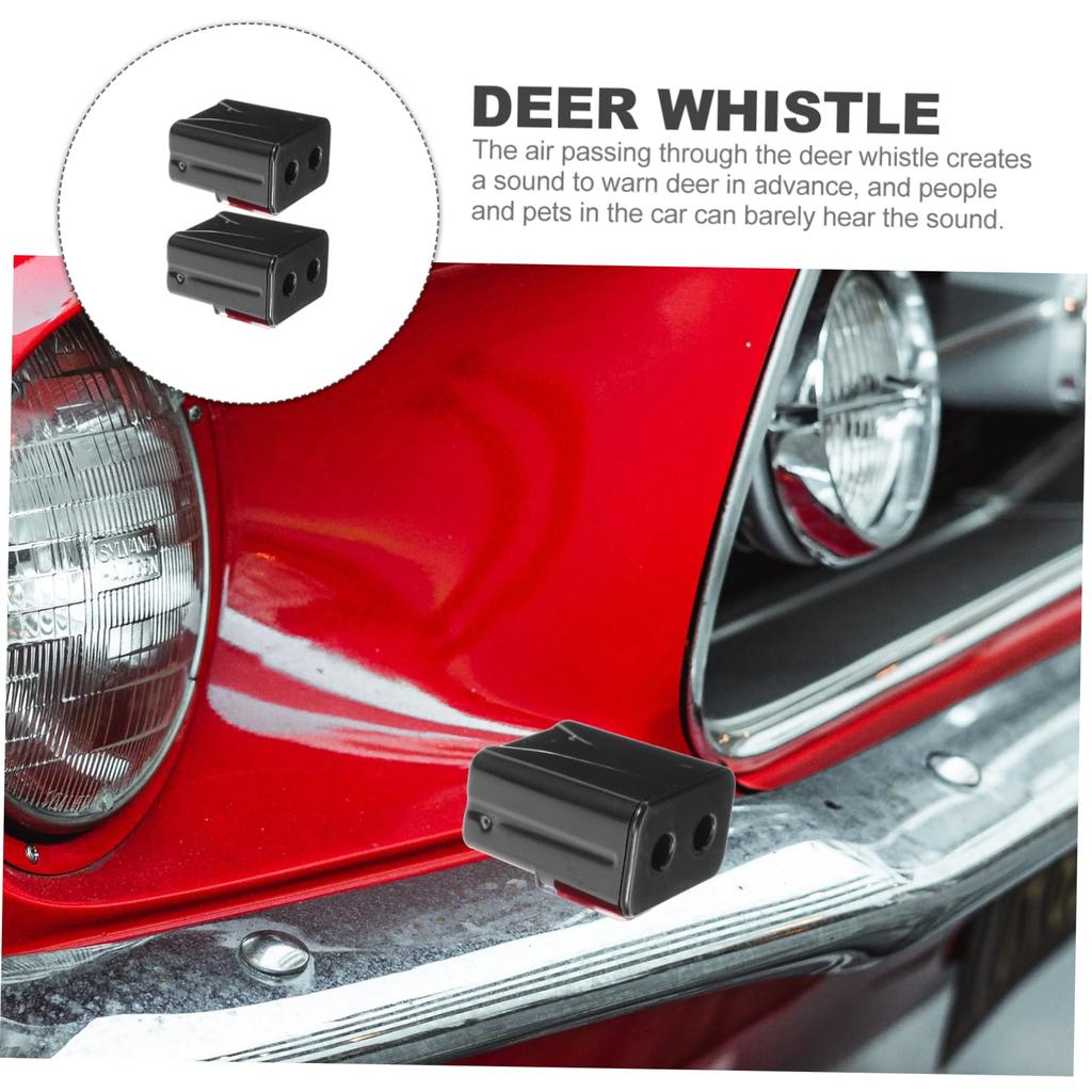 HEALEEP 2 st Varningsvisselpipor för Rådjur för Fordon Rådjurskrockskyddsanordning för Bil Båt Hållbar