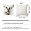 1 Stück Weihnachts-Überwurf-Kissenbezug, bunte Milu-Hirsch-Dekoration Zuhause Sofa Auto Kissenbezug, zur Dekoration von Wohnzimmern