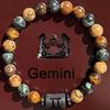 Twelve Constellations Bracelet: Men's Gemini, Virgo, Leo Design - In Stock