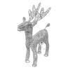 Christmas Wrought Iron Deer Figurine with Led Light Holiday New Year Party Decor