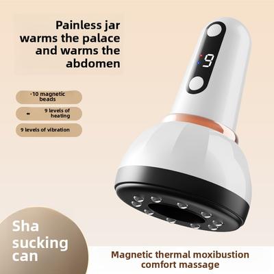 Electric Gua Sha Physiotherapy Instrument, Household Wireless Cupping, Gua Sha All-in-one Machine, Hot Compress, Dredge Meridians, Massage Artifact