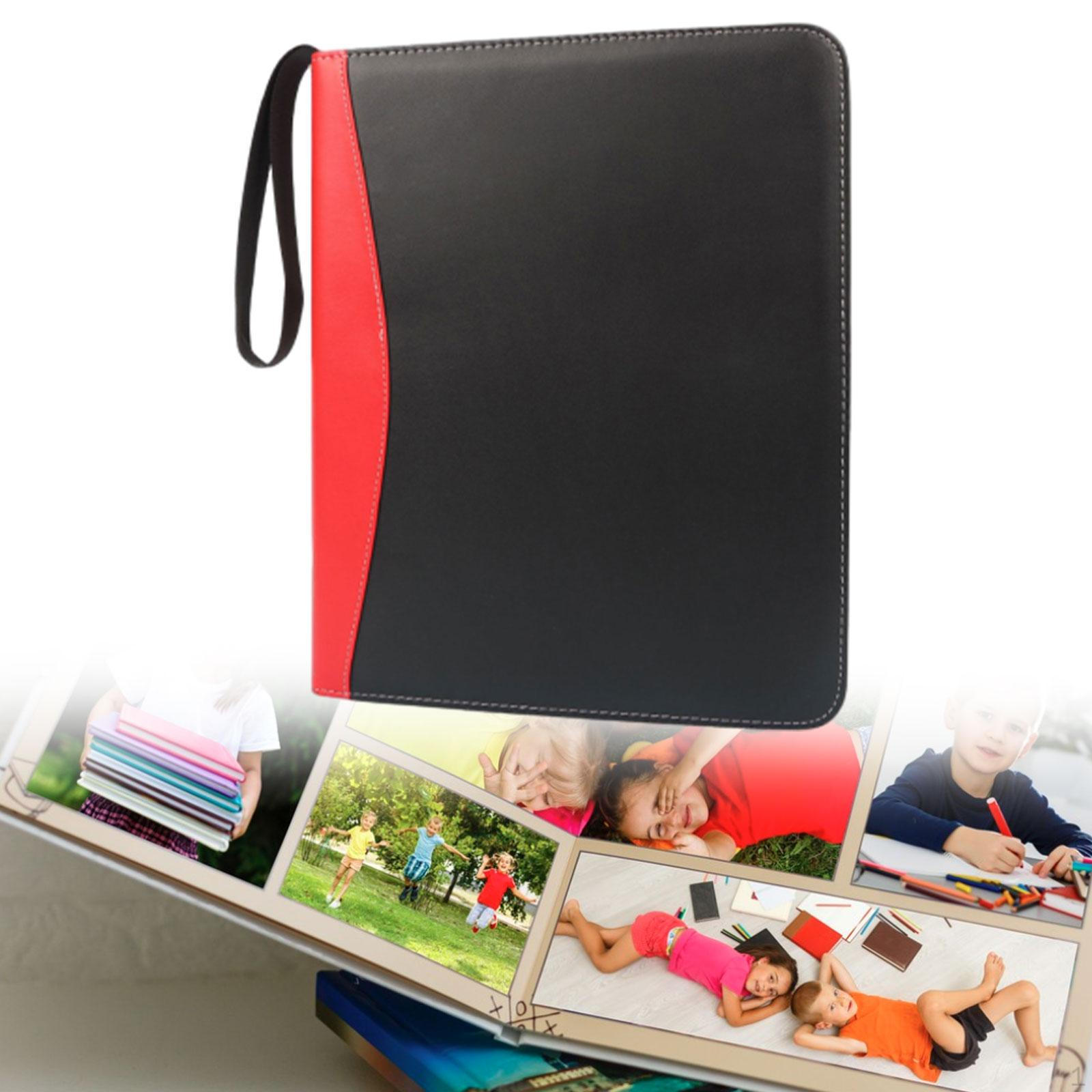 

9-карманный водонепроницаемый держатель для коллекционных карточек и альбома, дисплей для футбола red and black