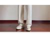 Khaki Velvet-Lined Corduroy Sweatpants for Boys - Oversized Wide-Leg Winter Trousers, American Style