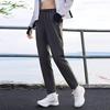 Anta Running Series Solid Color Mid Waist Straight Leg Fitness Pants Women Pants Black 962415501-1