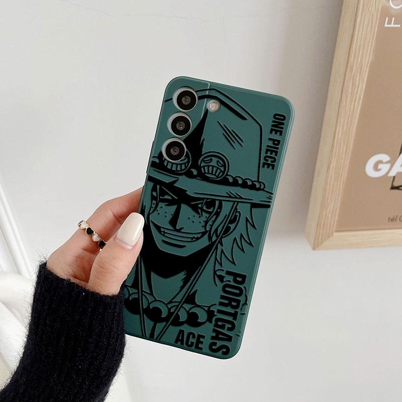 Luffy Ace Sabo Manga Ones P-PIECE Phone Case For Samsung Galaxy S26 S25 Ultra S24 S23 S22 Plus S21 S20 FE S26 A37 A57 5G Cover