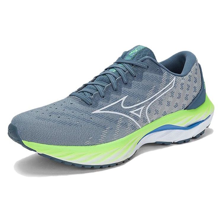 Mizuno Mesh Lace-Up Round Toe Flat Low-Top Casual Shoes Men Casual Shoes Gray J1GC2313