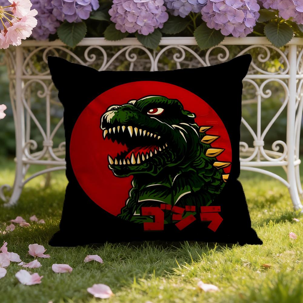 Anime G-GojiraS Cushion Cover Home & Car Dual-Scene Pillow Cover: Reversible for Premium Comfort