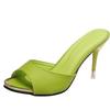 Summer Candy Color Open Toe Stiletto Sandals Womens Fashion High Heels Party Dress Shoes