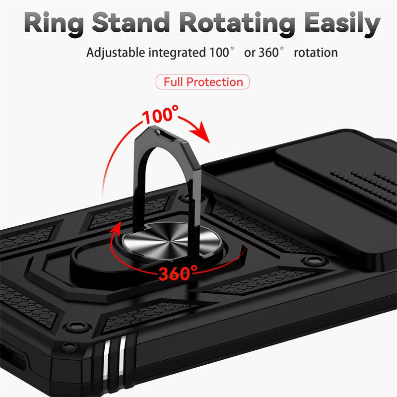 Full Cover For Google Pixel 7 Case For Google Pixel 7 6A 7A 8 Pro Push Window Magnetic Phone Holder Case For Google Pixel 7 Case