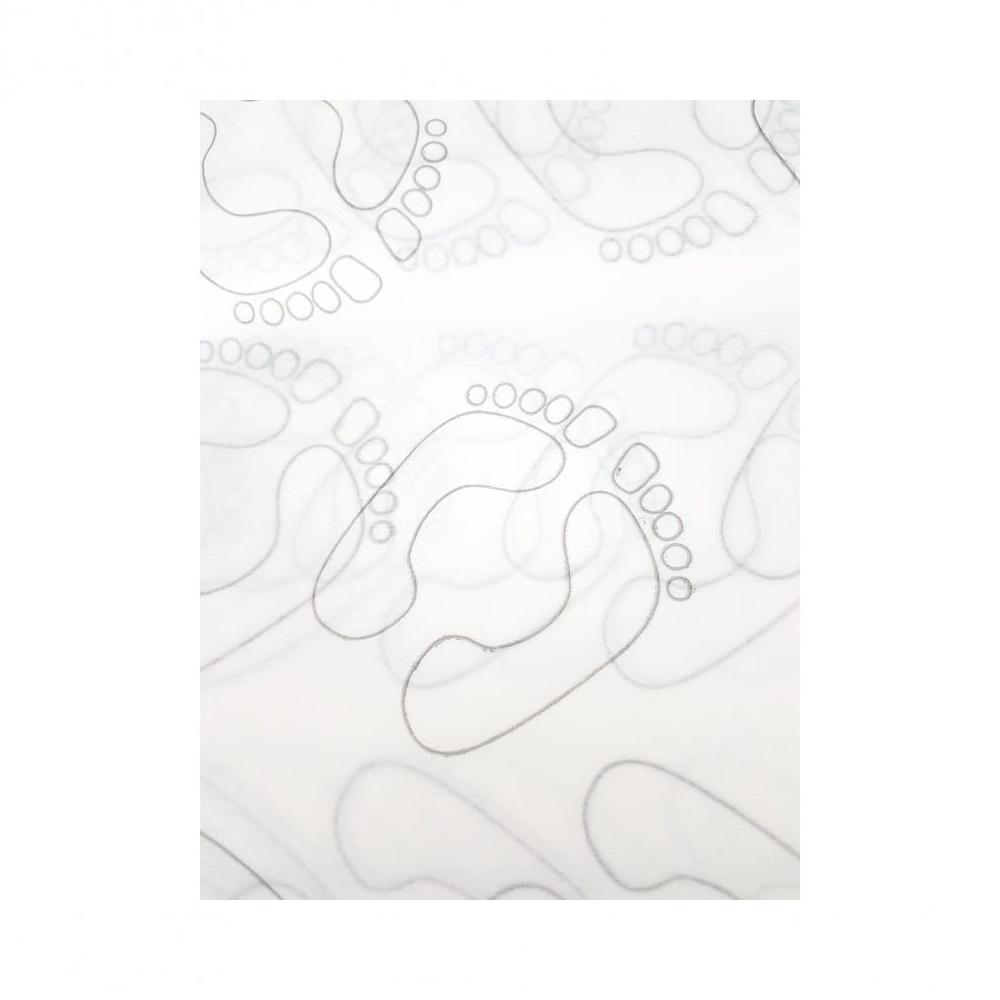 Disposable Foot Pad Podiatry Mat on a Roll Feet Pattern 100 Pcs