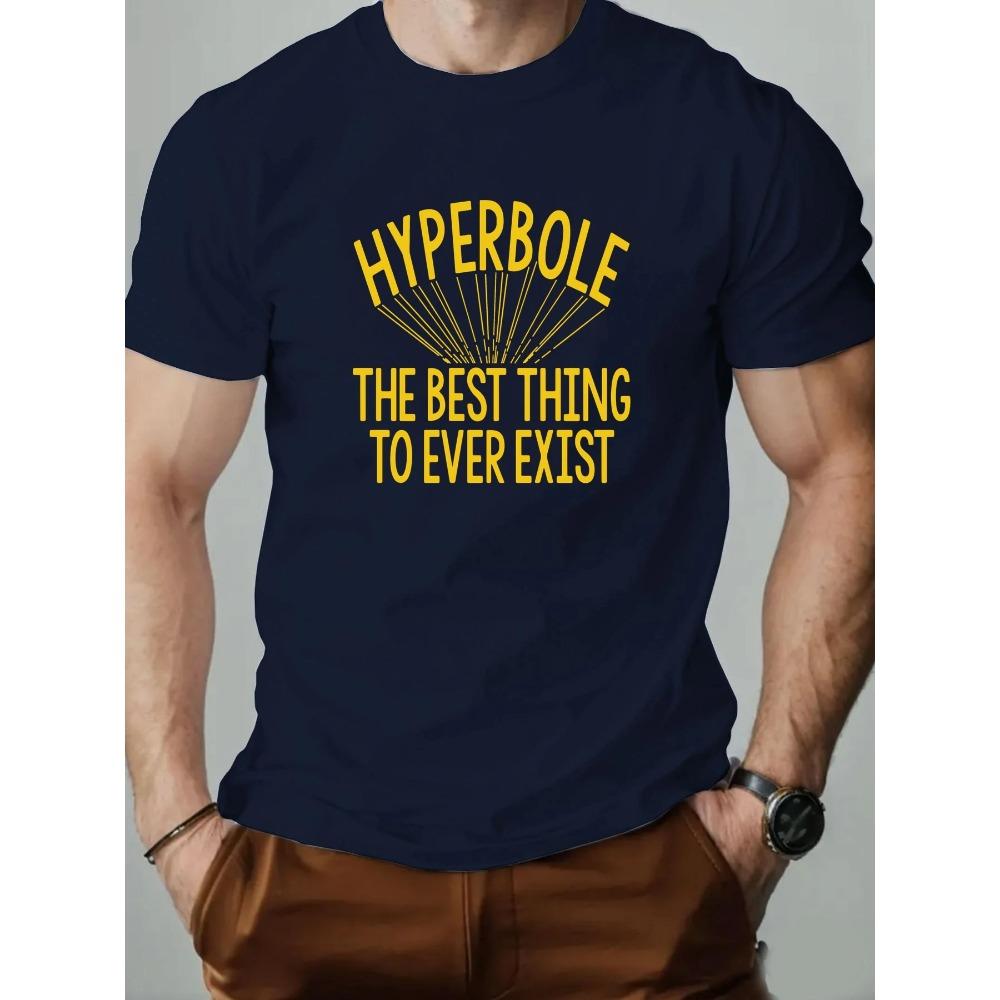 

Летняя мужская футболка с английским принтом Doodle Elements, 100% хлопок, дышащая футболка с круглым вырезом для отдыха, высококачественная мужская одежда XXXL темно-синий