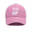 1 Stück Unisex 'never Give Up' Baseballkappe, verstellbare Sonnenschutzkappe, lässige Outdoor-Reise-Fahrerkappen für den täglichen Gebrauch, reise